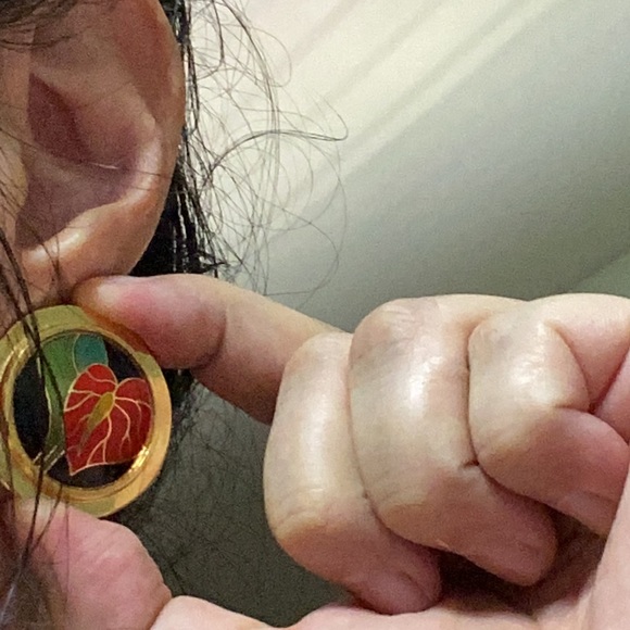 🖤Laurel Burch💕Vintage Clip earrings - Picture 11 of 12